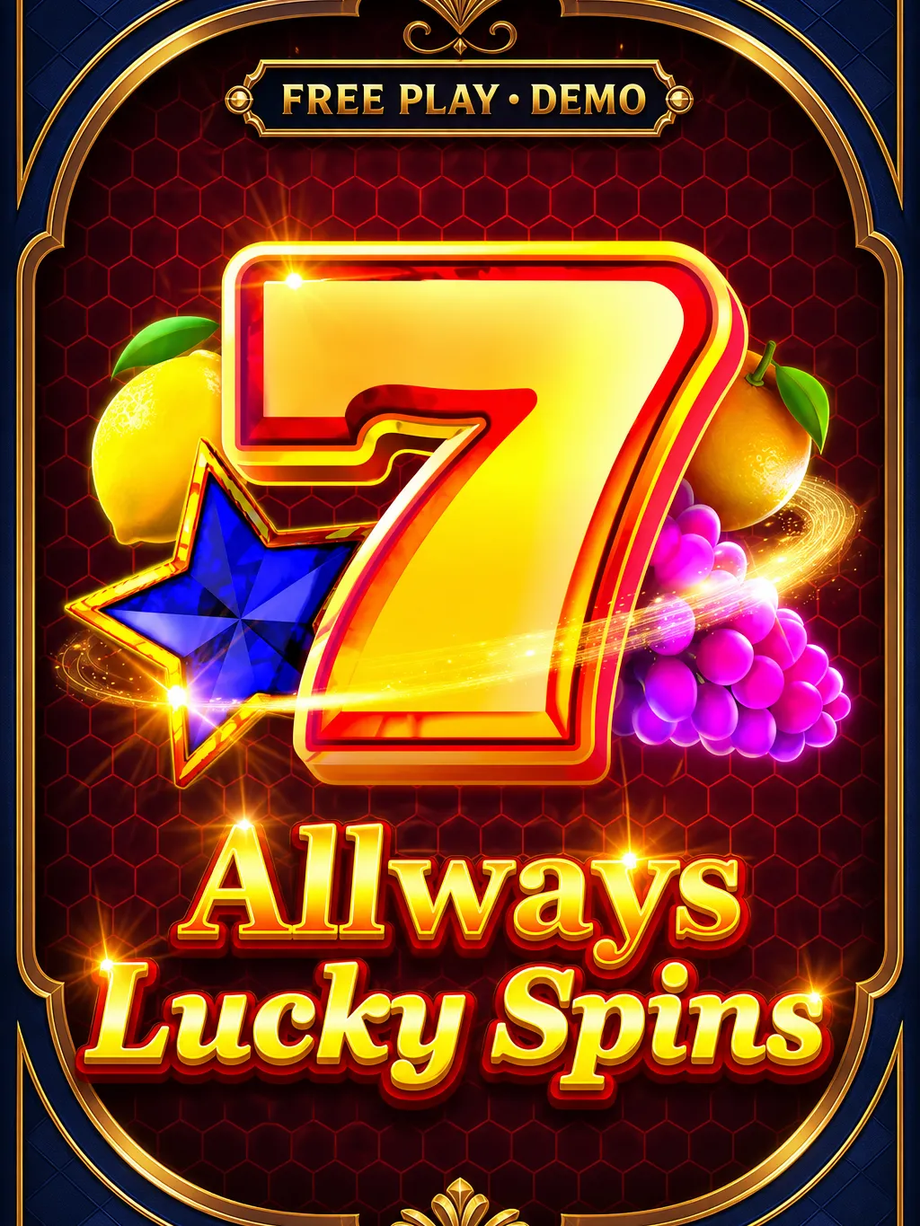 Allways Lucky Spins demo free start screen with virtual credit balance
